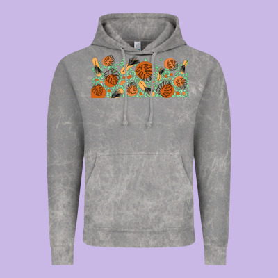 Boho Plant Vintage Hoodie Designed By Tumblerdesignbyshophia