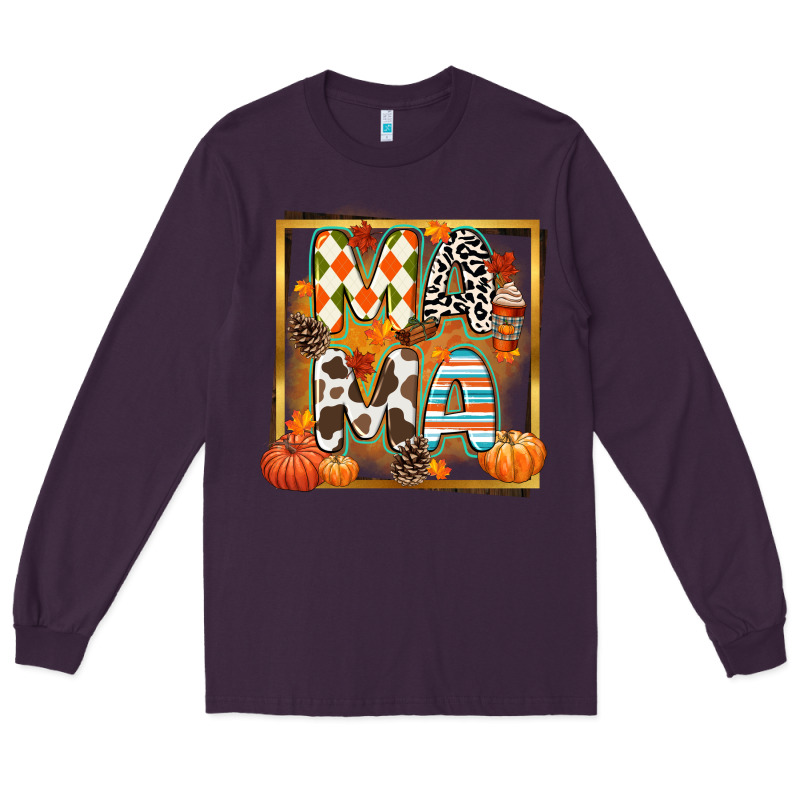 Fall Mama Long Sleeve Tee by CowGirlArtShop | Teevron