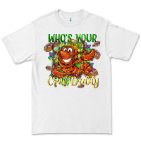 White Who's your craw daddy Mardi Gras Premium Tee - LillyAllenDesigns