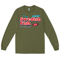Army Green swedish fish Long Sleeve Tee - lanVoArt