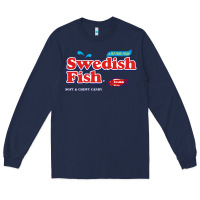 Navy swedish fish Long Sleeve Tee - lanVoArt