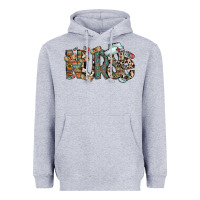 Heather Grey nurse western Heavyweight Hoodie - RacoonDesign