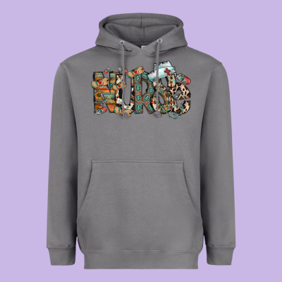 Nurse Western Heavyweight Hoodie Designed By Racoondesign