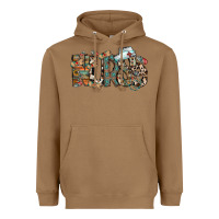 Toasted Coconut nurse western Heavyweight Hoodie - RacoonDesign