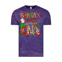 Cloud Purple santa's favorite cna Vintage Tee - texasbilliewilder