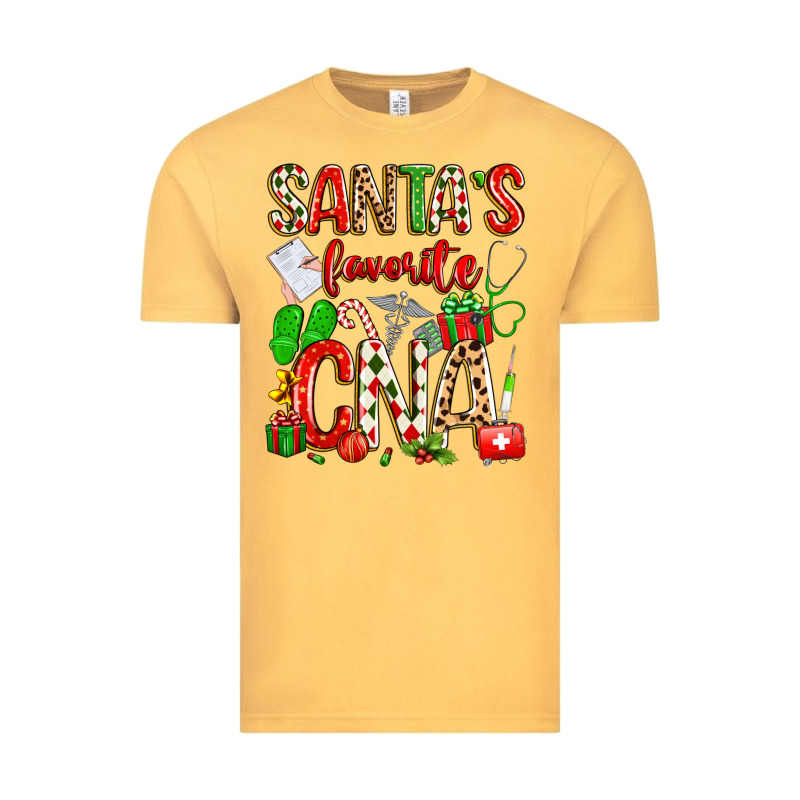 Santa's Favorite Cna Vintage Tee by texasbilliewilder | Teevron