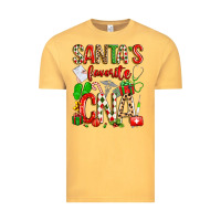 Vintage Mustard santa's favorite cna Vintage Tee - texasbilliewilder