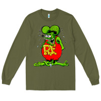 Army Green ratfink Long Sleeve Tee - lanVoArt