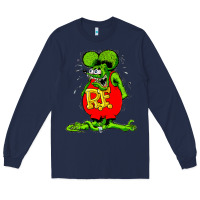 Navy ratfink Long Sleeve Tee - lanVoArt