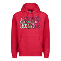 Cardinal rockin the night shift cna life Premium Hoodie - RanaPortraitStore