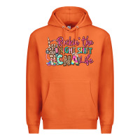 Carrot rockin the night shift cna life Premium Hoodie - RanaPortraitStore