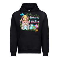 Black happy easter bunny gnome Urban Hoodie - BarkalooDesign