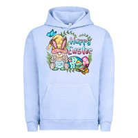 Pigment Grape Ice happy easter bunny gnome Urban Hoodie - BarkalooDesign