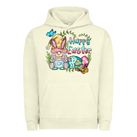 Pigment Pistachio happy easter bunny gnome Urban Hoodie - BarkalooDesign