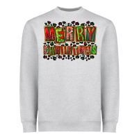 Heather Grey merry christmas Heavyweight Sweatshirt - FaDigitalArtStudio