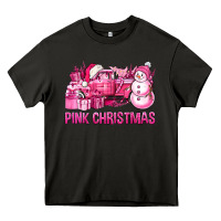 Asphalt Pink Christmas Truck Heavy Core Tee - BundleAndBundleShop