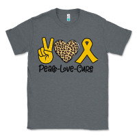 Charcoal Heather Peace Love Cure Classic Tee - Bettercallsaul