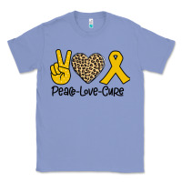 Colony Blue Peace Love Cure Classic Tee - Bettercallsaul