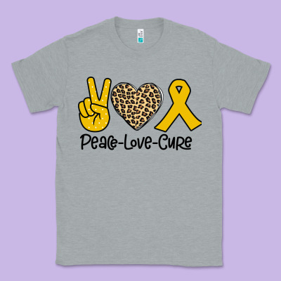Peace Love Cure Classic Tee Designed By Bettercallsaul