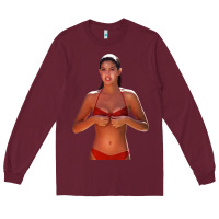 Burgundy zunvyntee phoebe cates red bikini ridgemont Long Sleeve Tee - lanVoArt