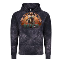 Cloud Black And they call the thing rodeo bull bullfighter Vintage Hoodie - HowdyJamesFarm