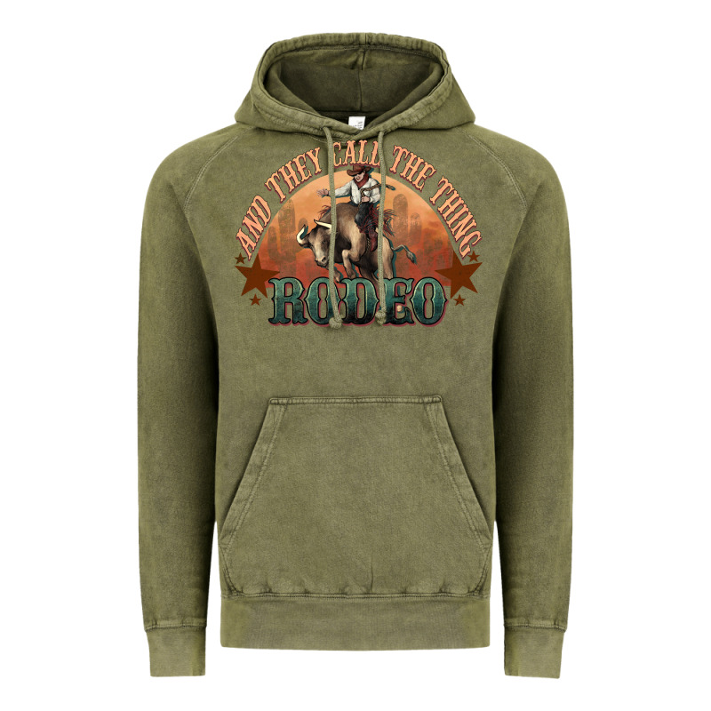 And They Call The Thing Rodeo Bull Bullfighter Vintage Hoodie by HowdyJamesFarm | Teevron