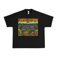 Black western desert with leopard and sunflowers tumbler tbs Urban Heavy Tee - TumblerDesignByShophia