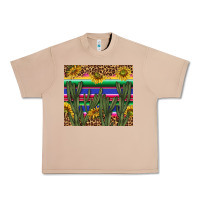 Burro western desert with leopard and sunflowers tumbler tbs Urban Heavy Tee - TumblerDesignByShophia