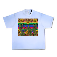 Grape Ice western desert with leopard and sunflowers tumbler tbs Urban Heavy Tee - TumblerDesignByShophia