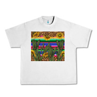 Lunar Rock western desert with leopard and sunflowers tumbler tbs Urban Heavy Tee - TumblerDesignByShophia