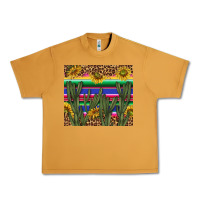 Peanut Butter western desert with leopard and sunflowers tumbler tbs Urban Heavy Tee - TumblerDesignByShophia