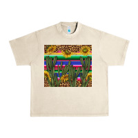 Sandshell western desert with leopard and sunflowers tumbler tbs Urban Heavy Tee - TumblerDesignByShophia