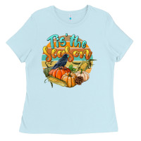 Baby Blue tis' the season Ladies Tee - LillyAllenDesigns