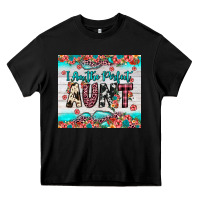 Black i am perfect aunt Heavy Core Tee - JahusDesignShop