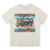 Cream i am perfect aunt Heavy Core Tee - JahusDesignShop