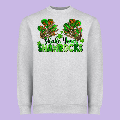 Shake Your Shamrocks Heavyweight Sweatshirt Designed By Fadigitalartstudio