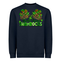 Navy Shake Your Shamrocks Heavyweight Sweatshirt - FaDigitalArtStudio