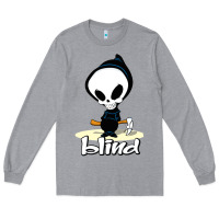 Heather Grey Blind Skateboards TShirts Gift For Fans Long Sleeve Tee - lanVoArt