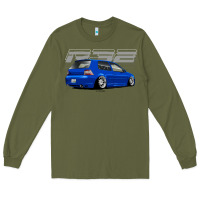 Army Green r32 Long Sleeve Tee - lanVoArt