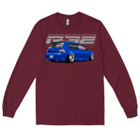 Burgundy r32 Long Sleeve Tee - lanVoArt
