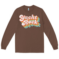 Chestnut vintage fade yacht rock party boat drinking product Long Sleeve Tee - lanVoArt