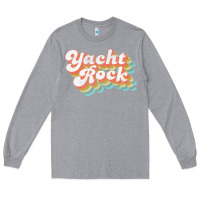 Heather Grey vintage fade yacht rock party boat drinking product Long Sleeve Tee - lanVoArt