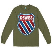 Army Green k.swiss Long Sleeve Tee - lanVoArt