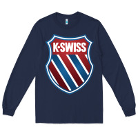 Navy k.swiss Long Sleeve Tee - lanVoArt