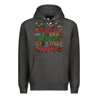 Charcoal Heather santa claus reindeer hallmark hot chocolate christ Premium Hoodie - FaDigitalArtStudio