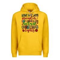 Lemon santa claus reindeer hallmark hot chocolate christ Premium Hoodie - FaDigitalArtStudio