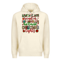 Sandshell santa claus reindeer hallmark hot chocolate christ Premium Hoodie - FaDigitalArtStudio
