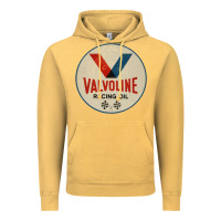 Vintage Mustard valvoline racing sign Vintage Hoodie - lanVoArt