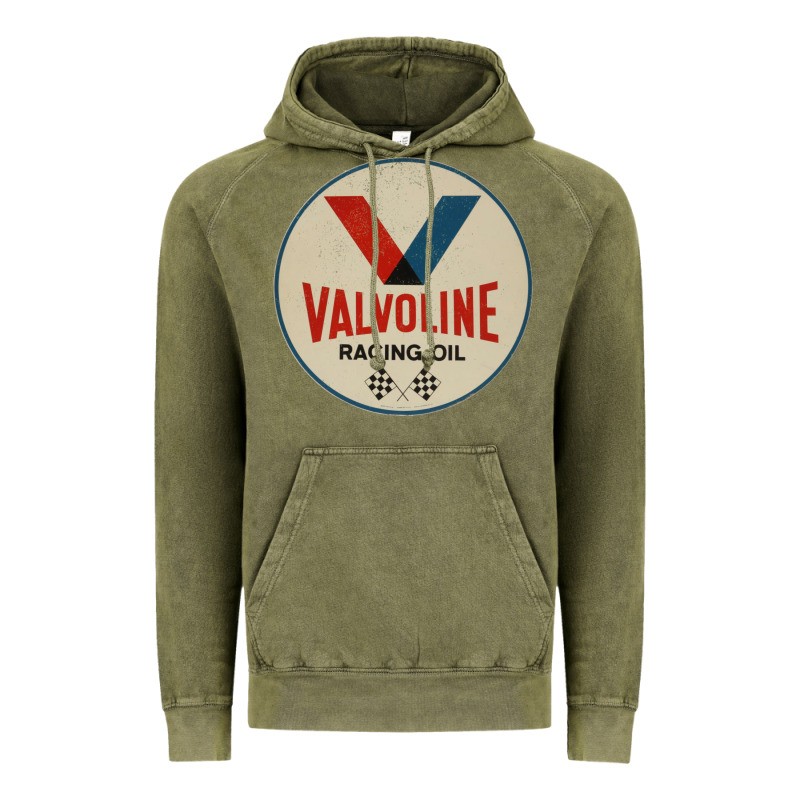 Valvoline Racing Sign Vintage Hoodie by lanVoArt | Teevron