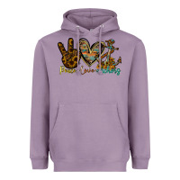 Lavender peace love anchors Heavyweight Hoodie - RacoonDesign